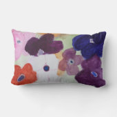Coussin Rectangle Pouce Lumbar Anemones Spring (Verso)