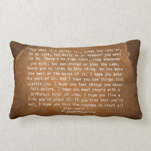 Coussin Rectangle Pour ce que ça vaut la peine