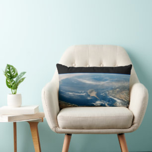 Coussin Rectangle Poussière Sur La Mer Méditerranée Et L'Île Chypre