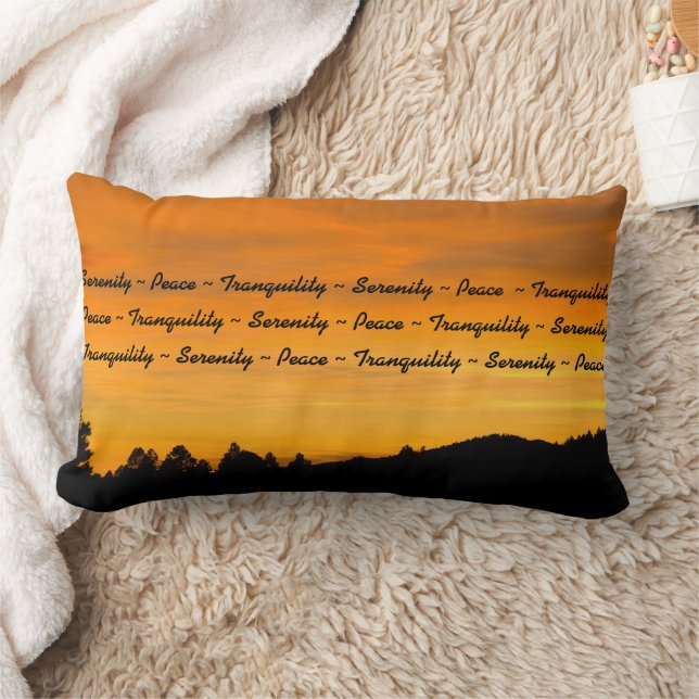 Coussin Rectangle Prairie Hills at Sunset Photographie personnalisée (Couverture)