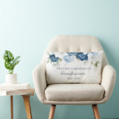 Coussin Rectangle Premier Noël des grands-parents Eucalyptus Floral (Chaise)