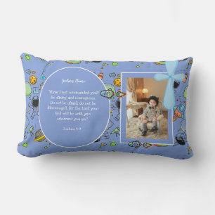 Coussin Rectangle Première Sainte Communion GARÇONS PHOTO Cadeau Bib