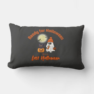 Coussin Rectangle Prêt pour Halloween depuis Dernier T-shirt Hallowe