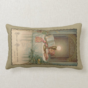 Coussin Rectangle Prêtre catholique d'eucharistie de missel de