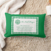 Coussin Rectangle Prière celtique Saint Patrick's Day (Couverture)