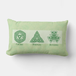 Coussin Rectangle Prière et bénédictions d'amis religieux irlandais