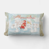 Coussin Rectangle Princesse et les enfants de neige Sibylle Von Olfe (Recto)