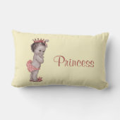 Coussin Rectangle Princesse vintage Baby (Verso)