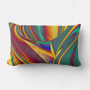 Coussin Rectangle Printemps Été Automne Fleurs Magie