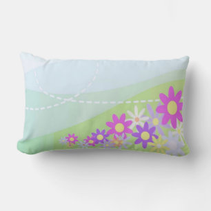 Coussin Rectangle Printemps floral