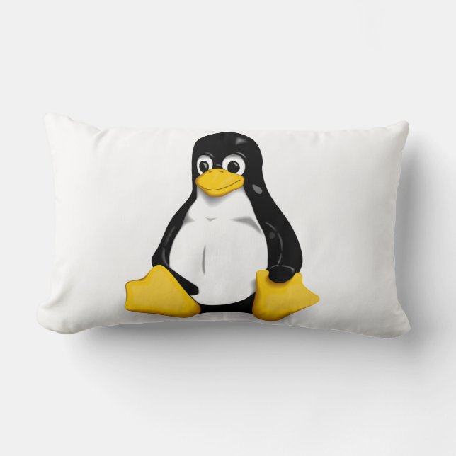 Coussin Rectangle Produits de Linux Tux (Recto)