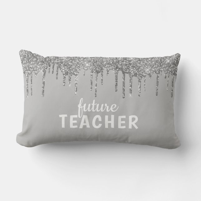 Coussin Rectangle Professeur de glam personnalisé (Recto)