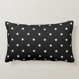 Coussin Rectangle Profil sous convention astérisque noir et blanc