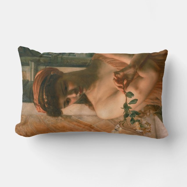 Coussin Rectangle Psyché dans le Temple de l'Amour (par Edward Poynt (Recto)