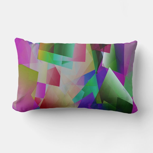 Coussin Rectangle Psychedelic Timez... (Recto)