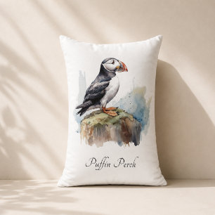 Coussin Rectangle Puffin Shore Cottage Room Accent