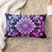 Coussin Rectangle Purple Fuse Jeu d'oreiller Lumbar Coussin-Polyeste (Couverture)