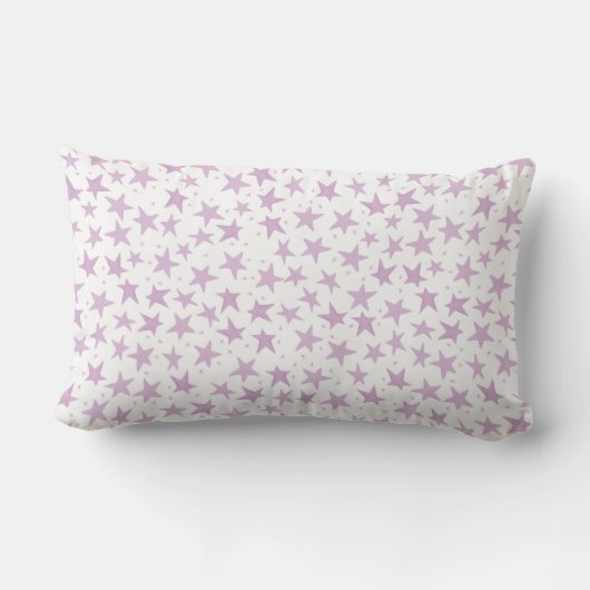 Coussin Rectangle Purple "Twinkle Twinkle Little Star" Baby Nursery (Verso)