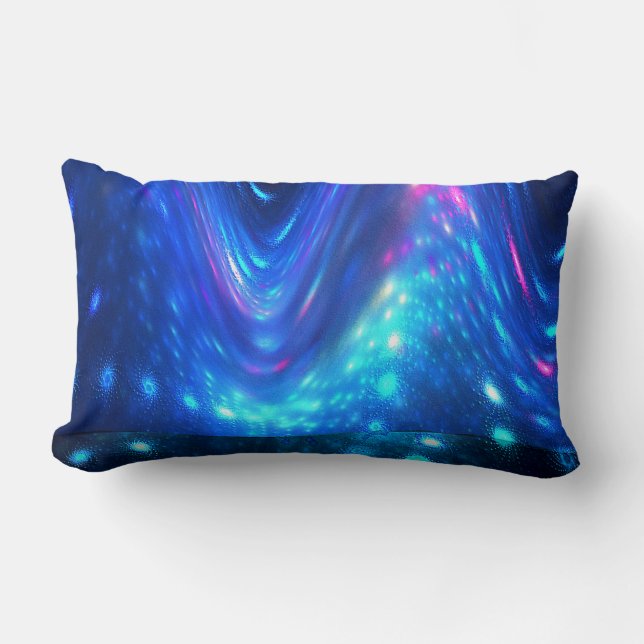 Coussin Rectangle Qaanaaq - Lumières du Nord (Recto)