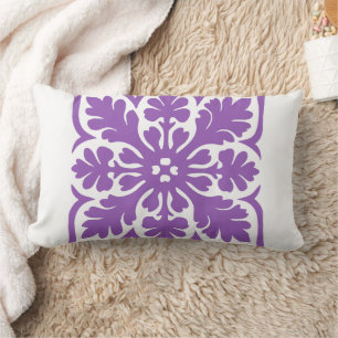 Coussin Rectangle Quilt Hawaii moderne Royal Purple Island Hawaii
