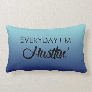 Coussin Rectangle Quotidien je suis Hustlin