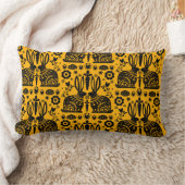 Coussin Rectangle Rabbit Nordic Scandinavian Folk Art (Couverture)