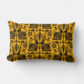 Coussin Rectangle Rabbit Nordic Scandinavian Folk Art (Recto)