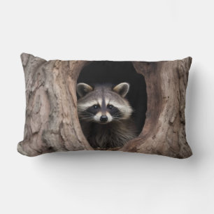 Coussin Rectangle Racon dans la grotte des arbres