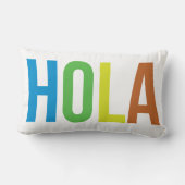 Coussin Rectangle Rainbow Hola (Verso)