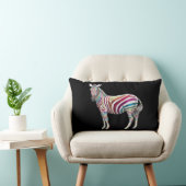 Coussin Rectangle Rainbows et Zebras (Chaise)