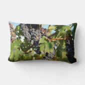 Coussin Rectangle Raisins de vigne sur vigne (Verso)