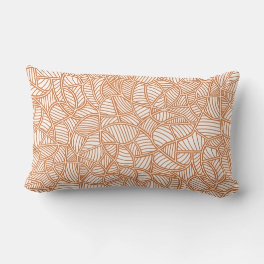 Coussin Rectangle Random Leaf Mosaic (Verso)