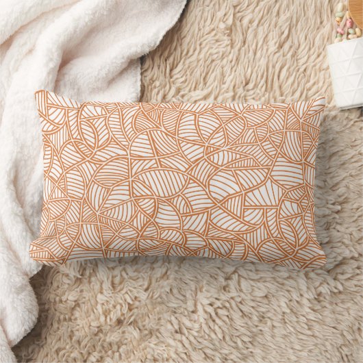 Coussin Rectangle Random Leaf Mosaic (Couverture)