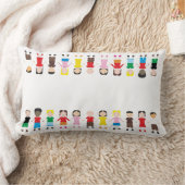 Coussin Rectangle Rangée Enfants (Couverture)