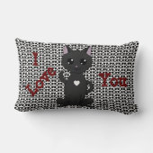 Coussin Rectangle Rassemblement Jolia le chat (Verso)