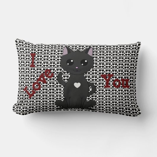 Coussin Rectangle Rassemblement Jolia le chat (Recto)