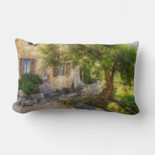 Coussin Rectangle Rayon de soleil à l'abbaye de St. Hilaire France