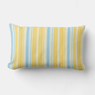 Coussin Rectangle Rayures au bord de la mer 01 (rayures verticales)