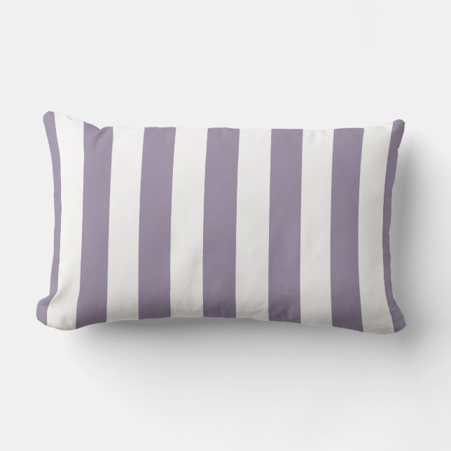 Coussin Rectangle Rayures de cabane de lavande (Recto)
