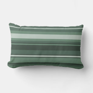 Coussin Rectangle Rayures vert sauge