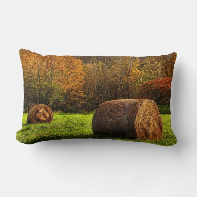 Coussin Rectangle Récolte d'automne (Recto)