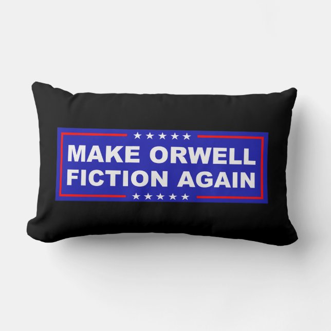 Coussin Rectangle Refaire D'Orwell De La Fiction (Recto)