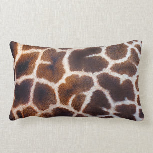 Coussin Rectangle Regard sur l'Afrique Effet de la peau de girafe