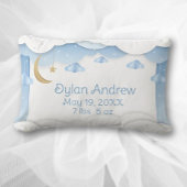 Coussin Rectangle Registre de naissance de bébé Garder le bébé garço