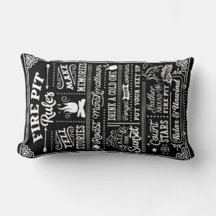 Coussin Rectangle Règles sur les pompes - beige