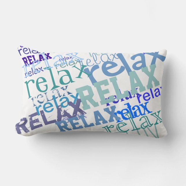 Coussin Rectangle relax ~ rêves doux (Recto)