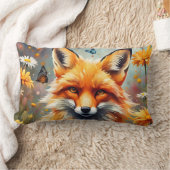 Coussin Rectangle Renard dans la prairie (Couverture)