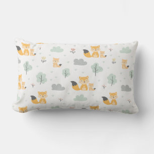 Coussin Rectangle Renard mignon Motif