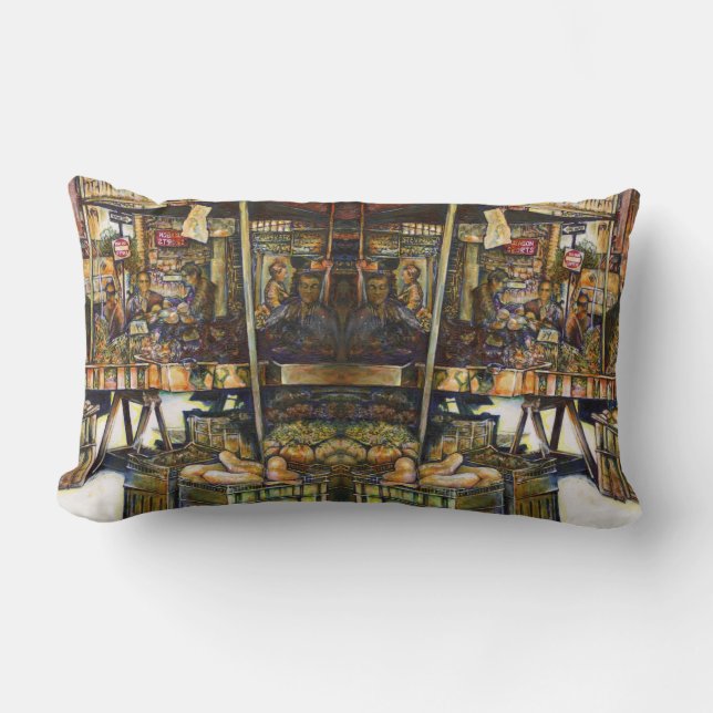 Coussin Rectangle Rend la créativité plus éclatante (Recto)