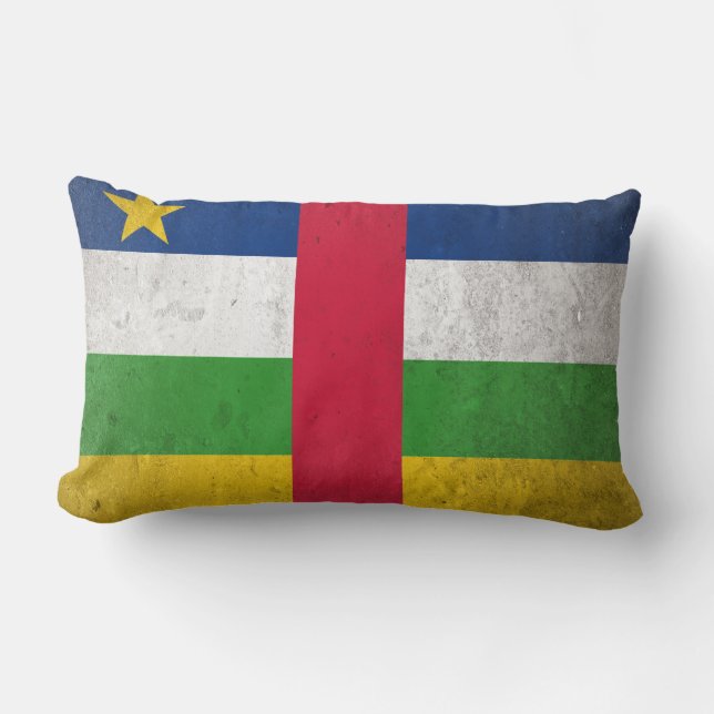 Coussin Rectangle République centrafricaine (Recto)